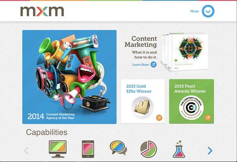 MXM — MXM Website case-study screenshot
