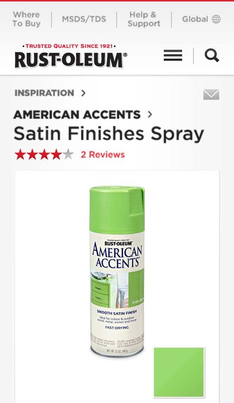 Rust-Oleum Website Redesign — Mobile Web screenshot