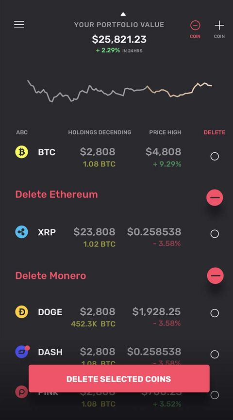 Cryptocurrency Exchange — Mobile App screenshot