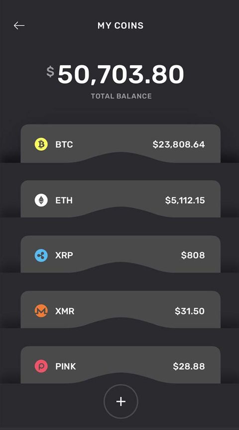 Cryptocurrency Exchange — Mobile App screenshot