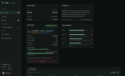 Phlip — Web screenshot