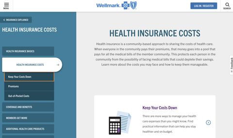 Wellmark® Website Redesign — Web screenshot