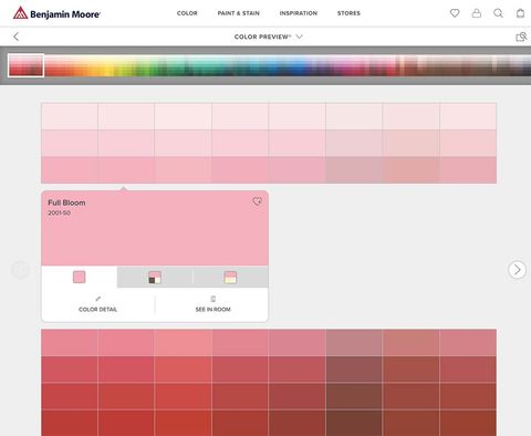Benjamin Moore® Website Redesign — Web screenshot