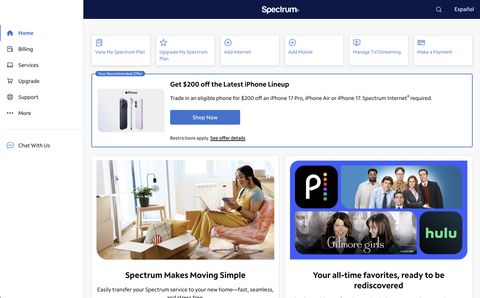 My Spectrum App — Charter Communications customer portal built by INNOV8 on Angular, NgRx, and Capacitor.