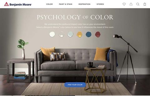 Benjamin Moore® Website Redesign — Web screenshot