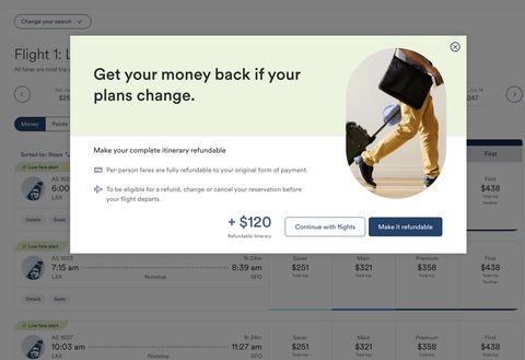 Alaska & Hawaiian Airlines — Accessible Shopping — Web screenshot